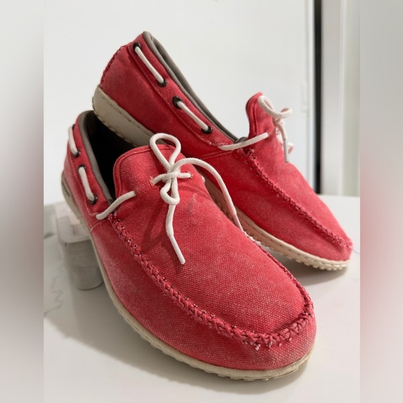 Patagonia Size 10 Vibrant Red Boat Shoes - Picture 2 of 9